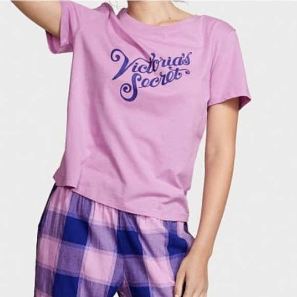 Victoria's Secret Other - Victoria’s Secret Purple Cotton Pajama Top | M